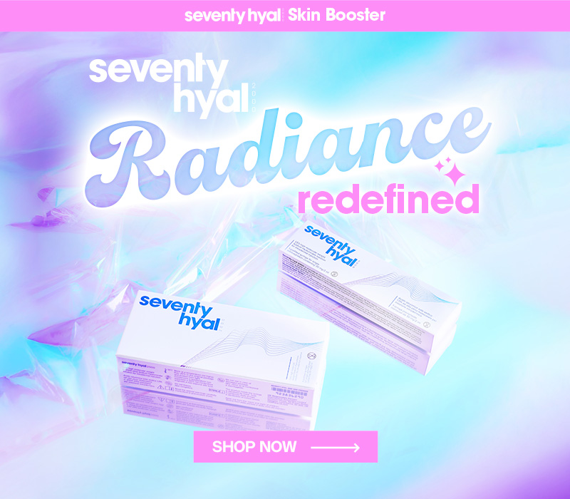 Seventy skin booster 90 days of radiance mobile banner