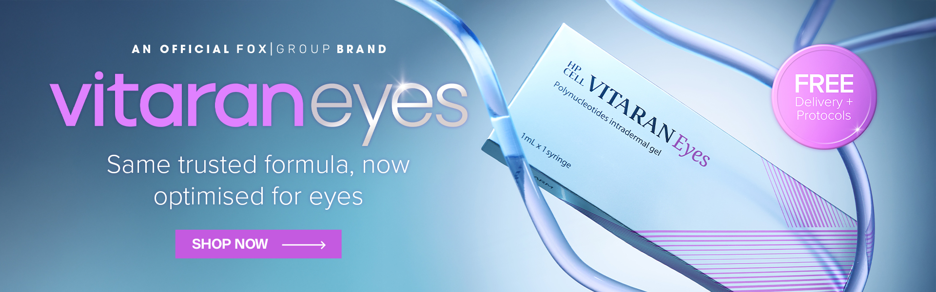 VITARAN Eyes same trusted formula now optimised for eyes desktop banner
