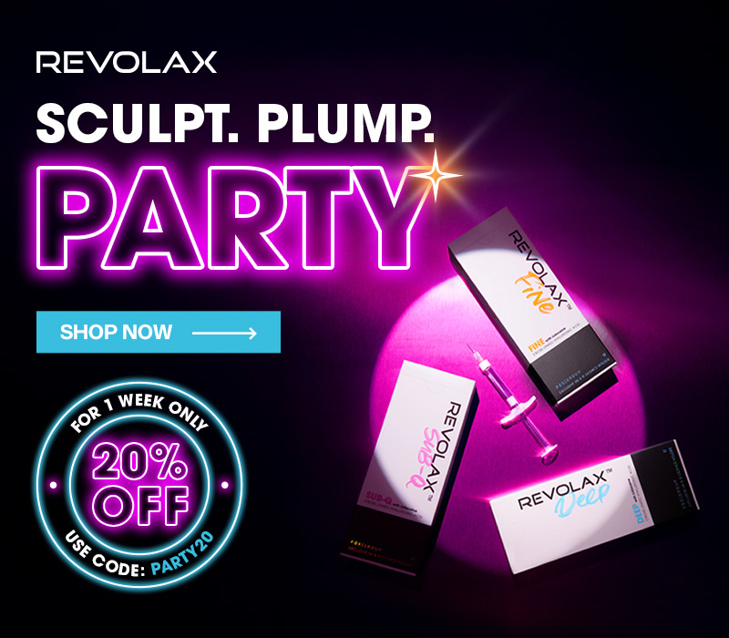 REVOLAX party season sculpt and plump mobile banner