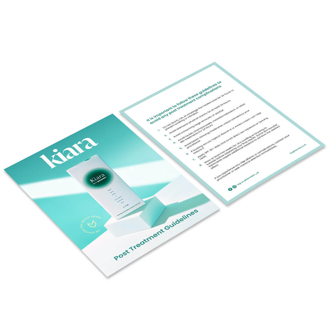 Kiara Post Treatment Guides (x 20)