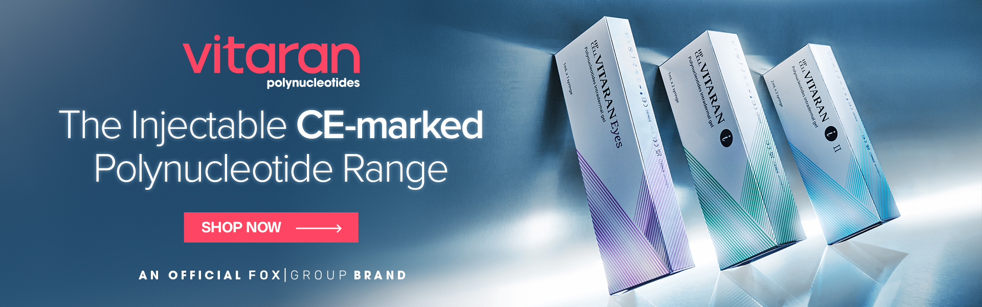 VITARAN Polynucleotides CE marked desktop banner