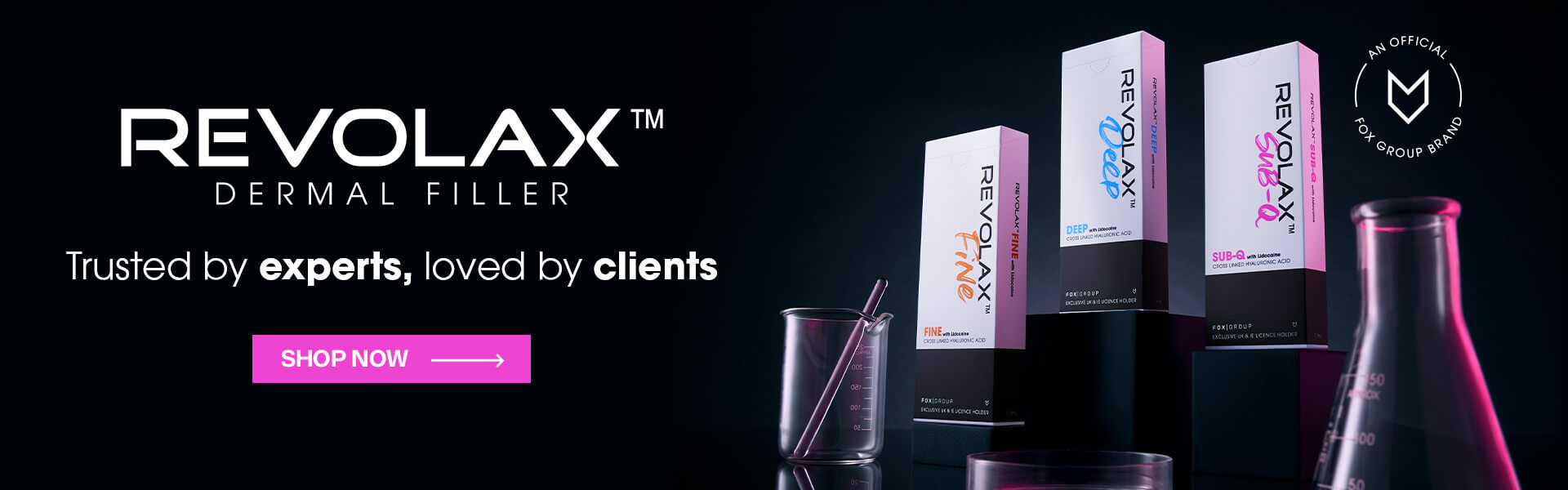REVOLAX Range desktop banner