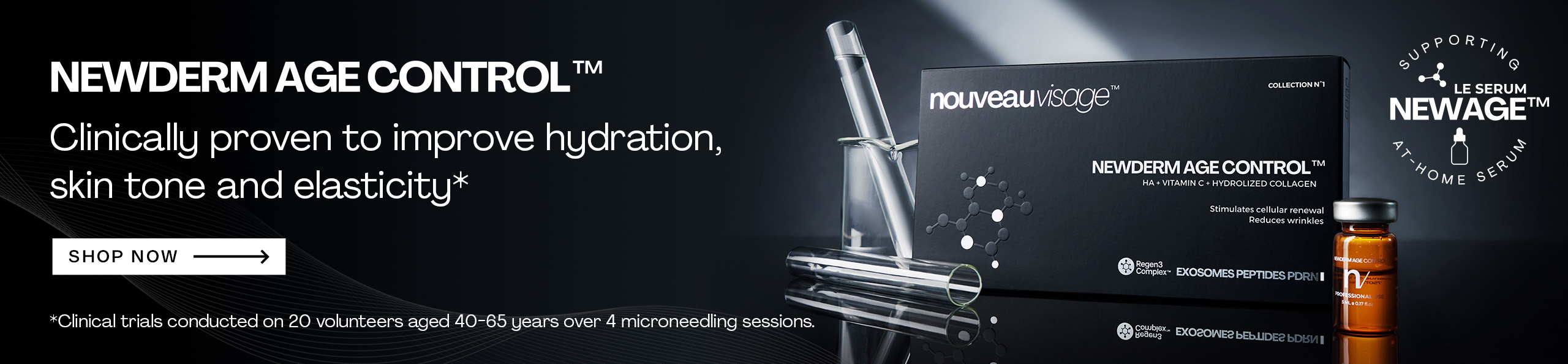 Nouveau Visage™ NEWDERM AGE CONTROL desktop slider banner