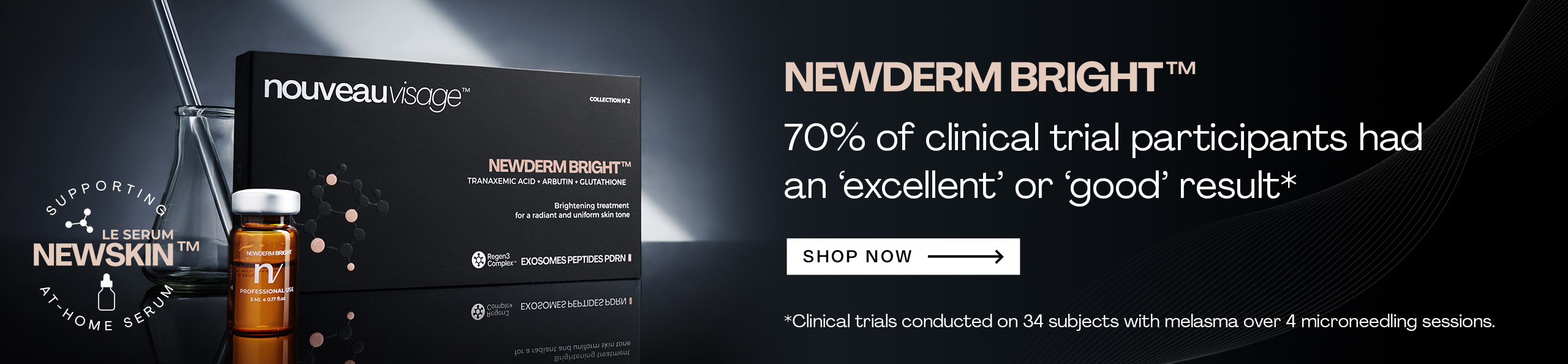 Nouveau Visage™ NEWDERM BRIGHT desktop slider banner