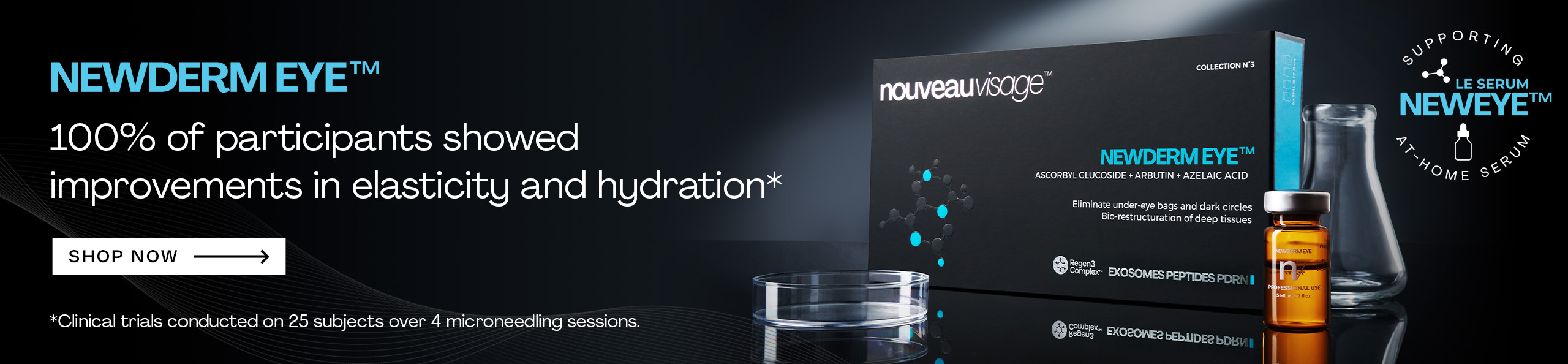 Nouveau Visage™ NEWDERM EYE desktop slider banner