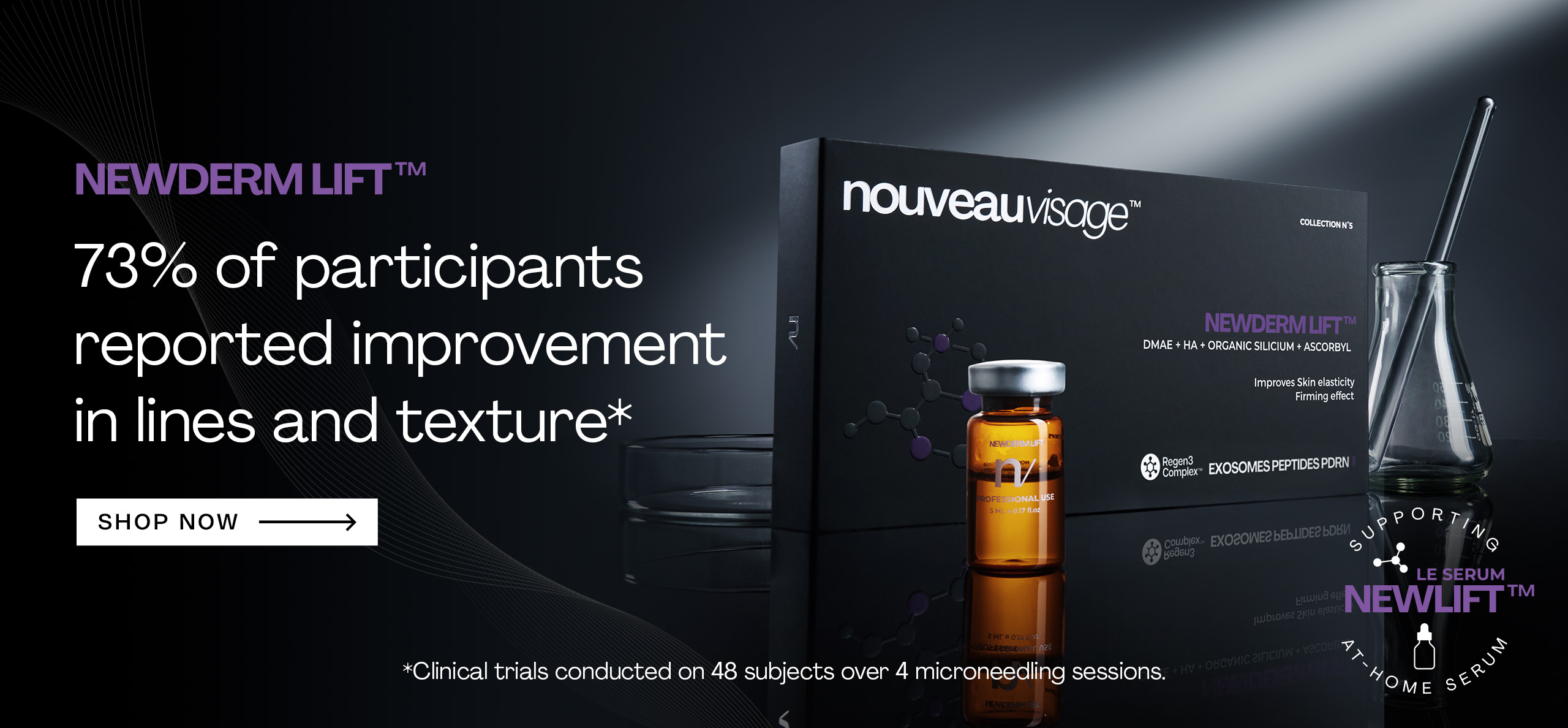 Nouveau Visage™ NEWDERM LIFT mobile slider banner