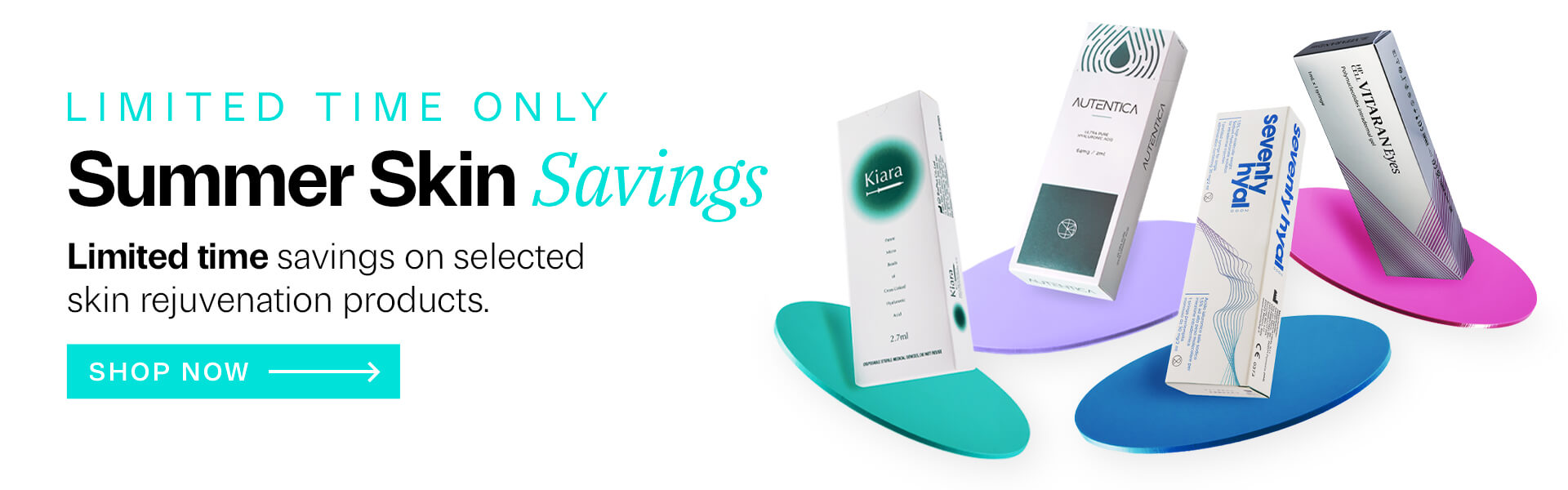 Fox Pharma Summer Skin Savings desktop banner