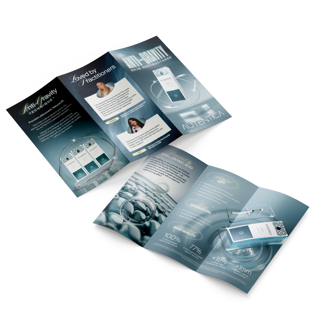 Autentica Tri- Fold Leaflets (x 20)