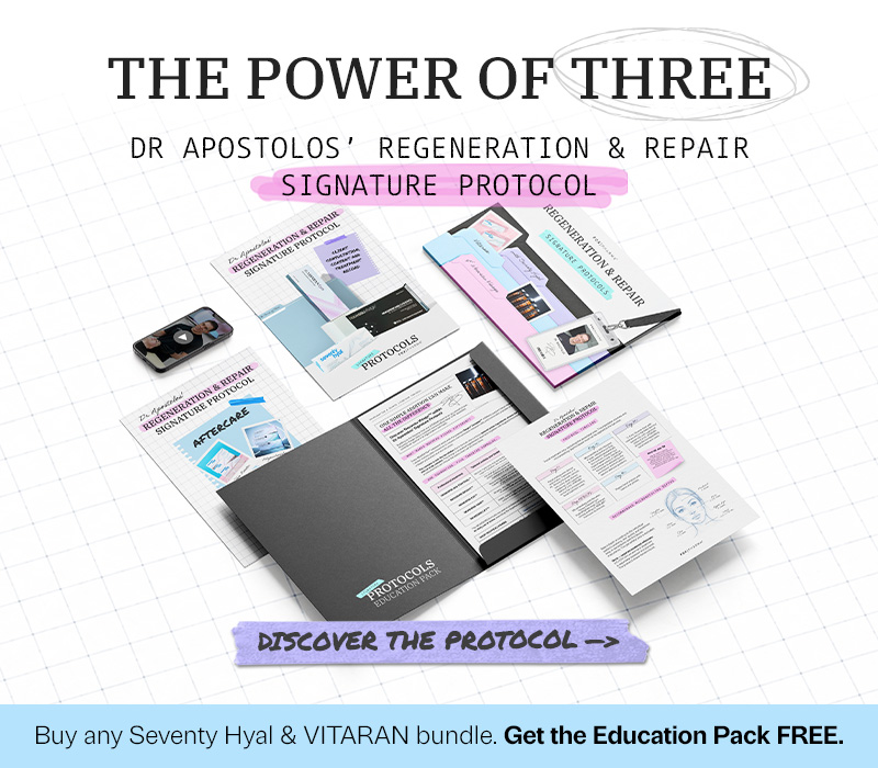 The Power of Three Dr Apostolos' Regeneration and Repair Signature Protocol mobile homepage banner