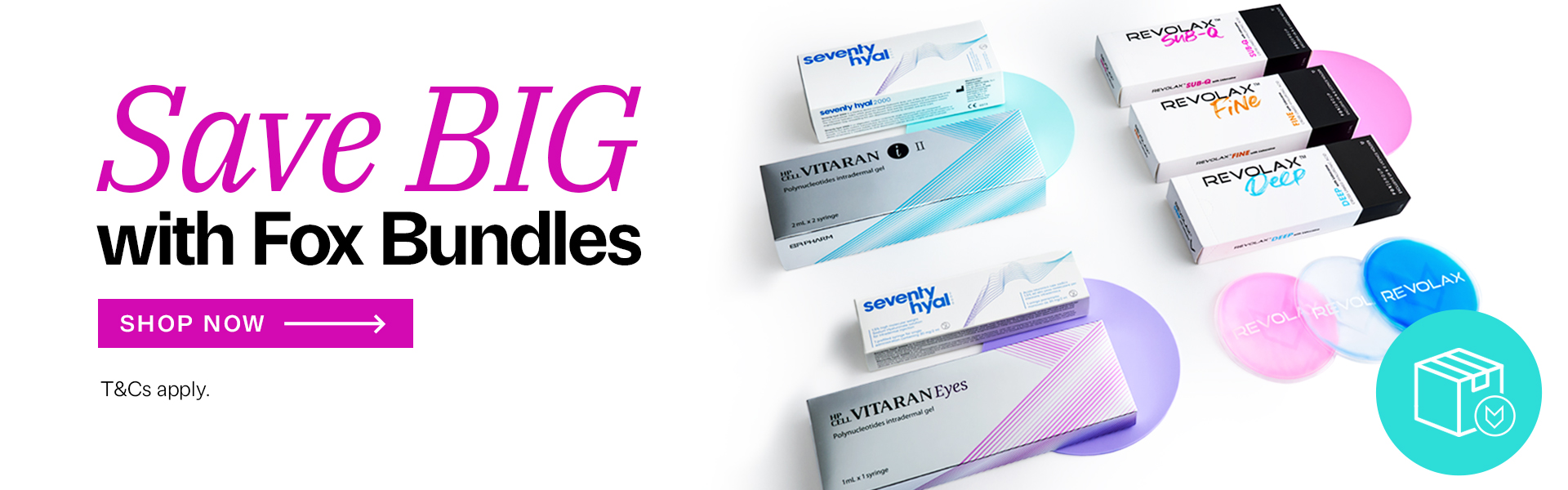 Save big with Fox brands desktop banner